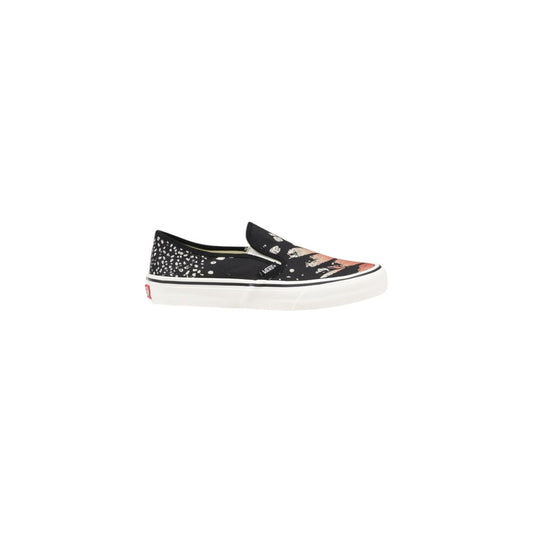 Baskets en cuir noir Vans