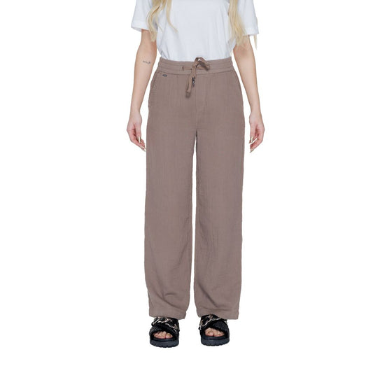 Pantalon en coton marron Street One