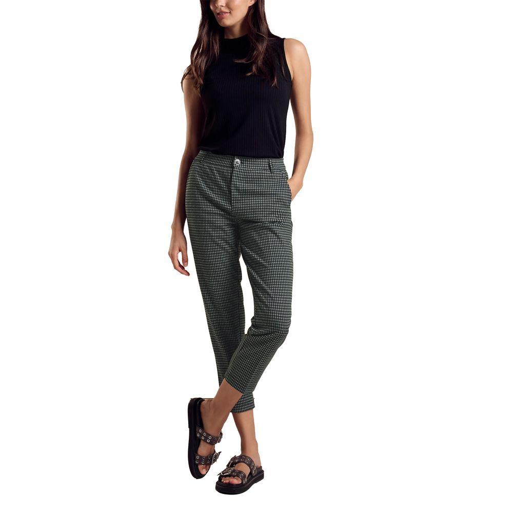 Pantalon vert en polyester Street One
