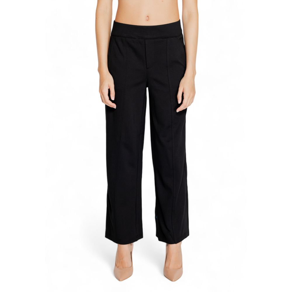 Pantalon en viscose noir Street One