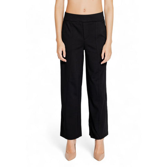 Pantalon en viscose noir Street One