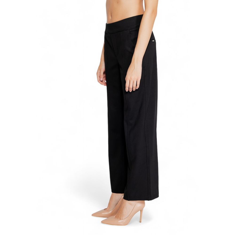 Pantalon en viscose noir Street One