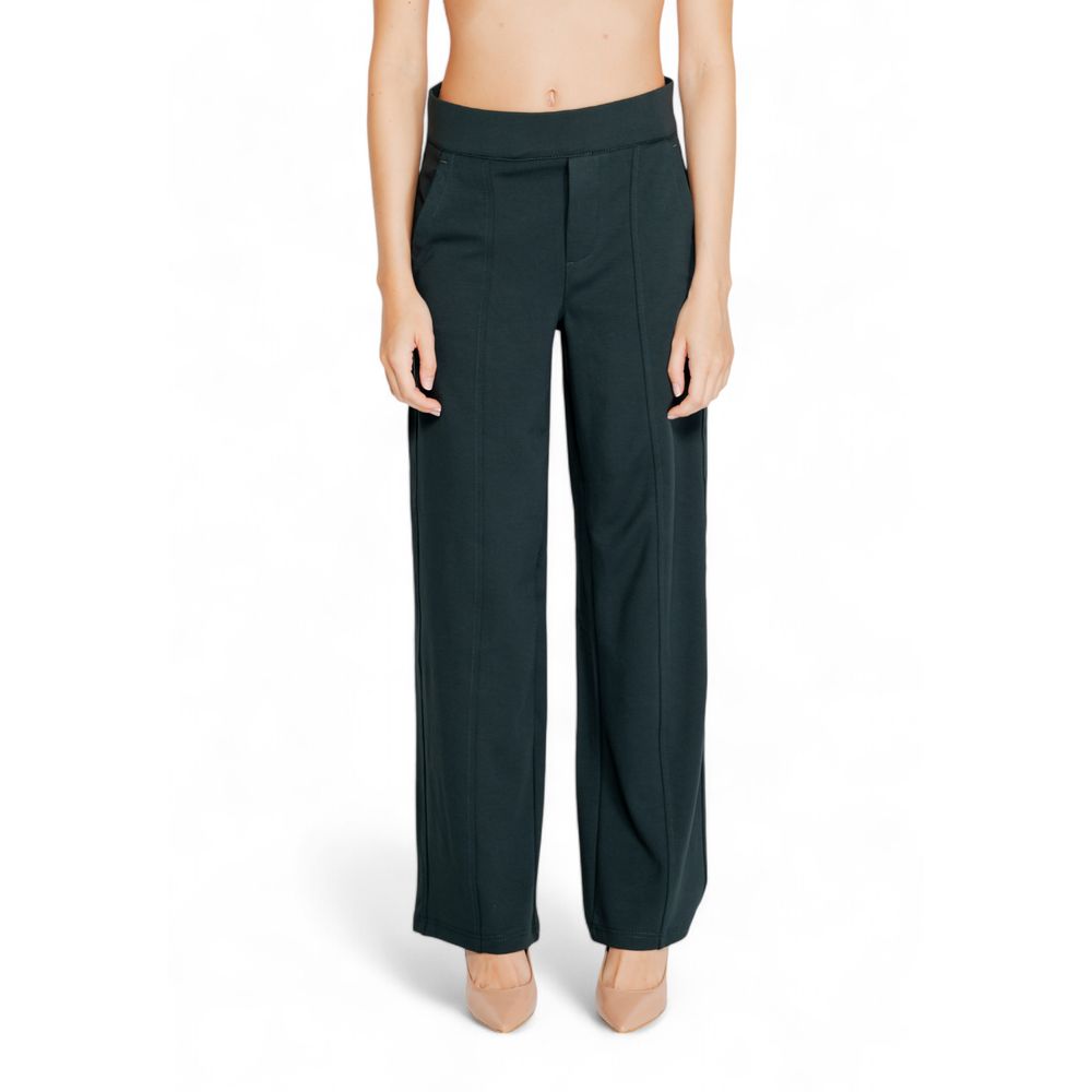Pantalon en viscose vert Street One
