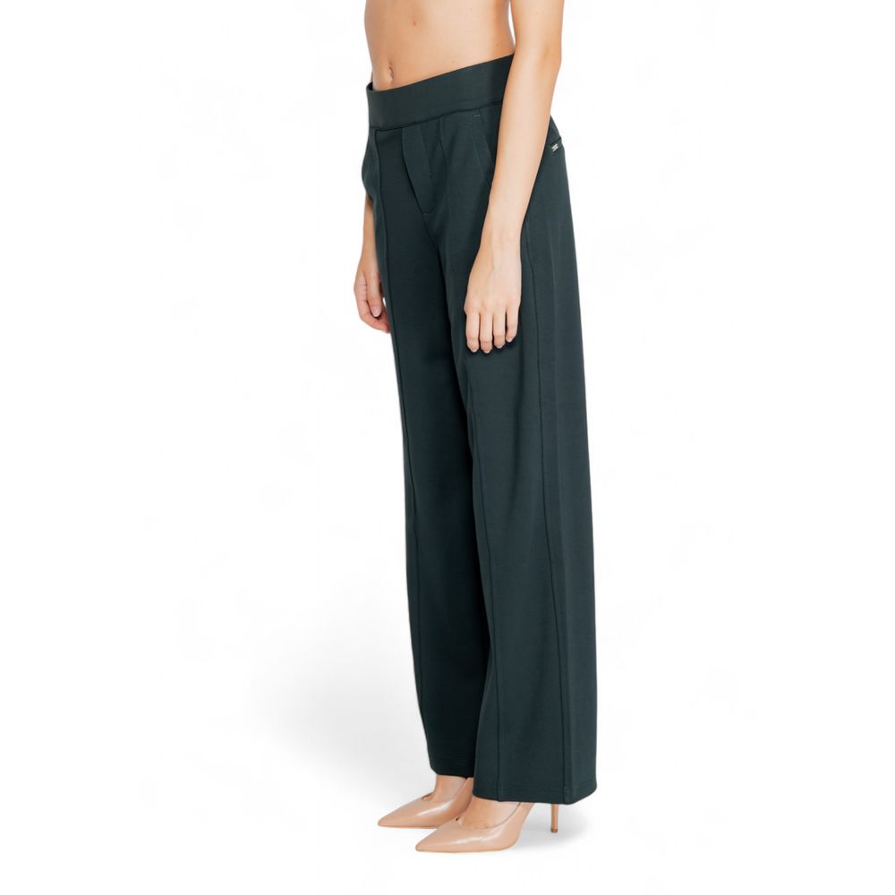 Pantalon en viscose vert Street One