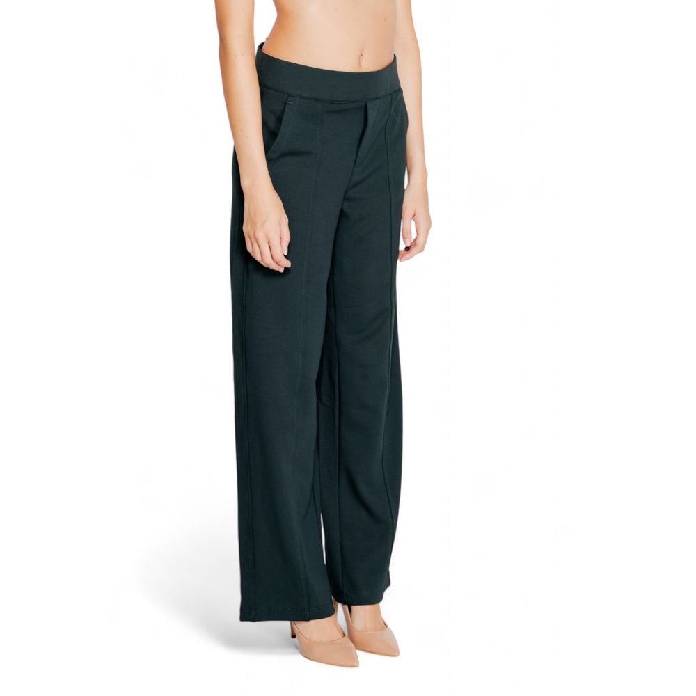 Pantalon en viscose vert Street One