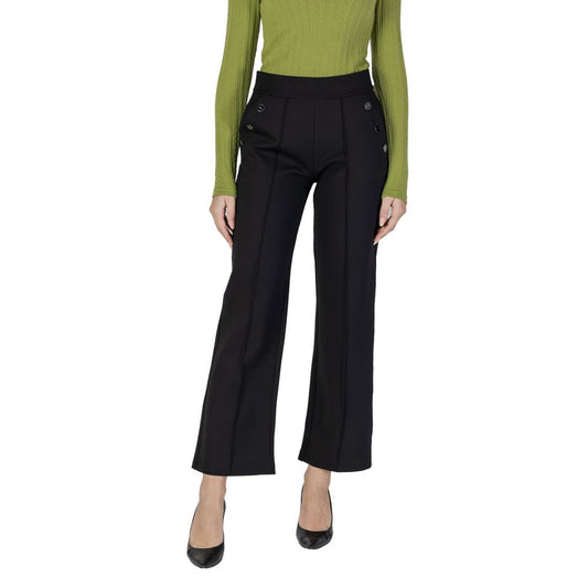 Pantalon en viscose noir Street One