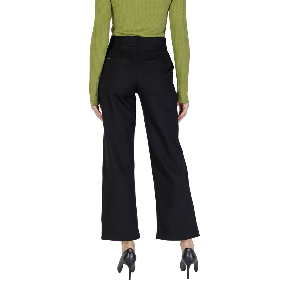 Pantalon en viscose noir Street One
