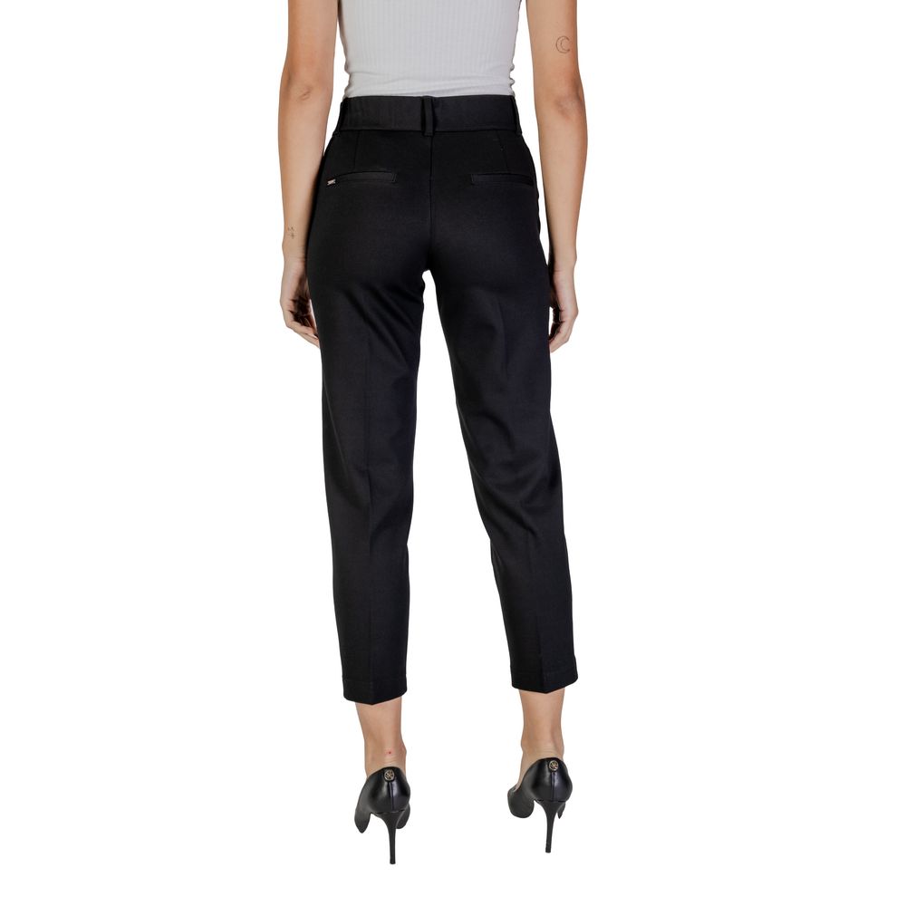 Pantalon en viscose noir Street One