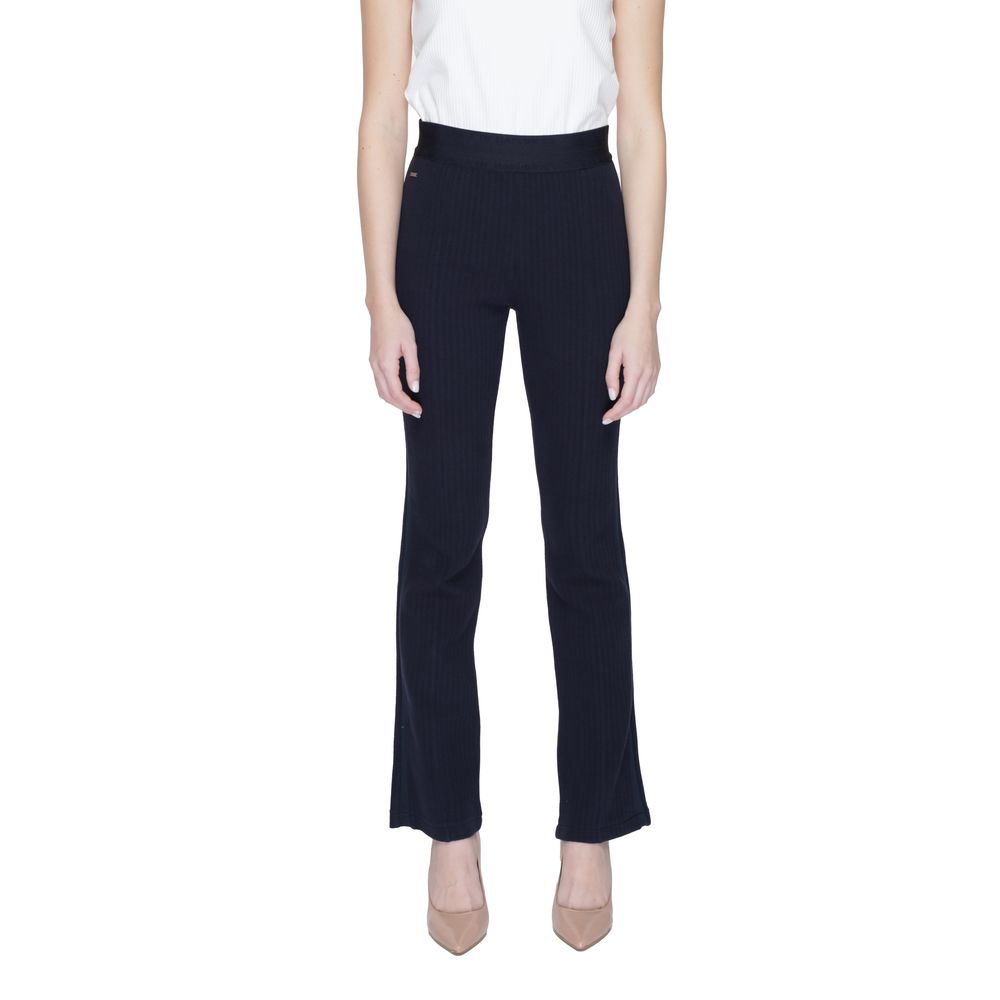Pantalon en coton bleu Street One