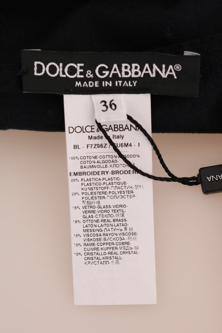 Veste MAMMA Sicily en cristal bleu Dolce &amp; Gabbana
