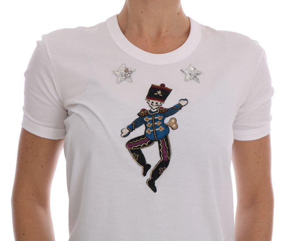 Dolce &amp; Gabbana – Weißes Märchen-T-Shirt aus Baumwolle