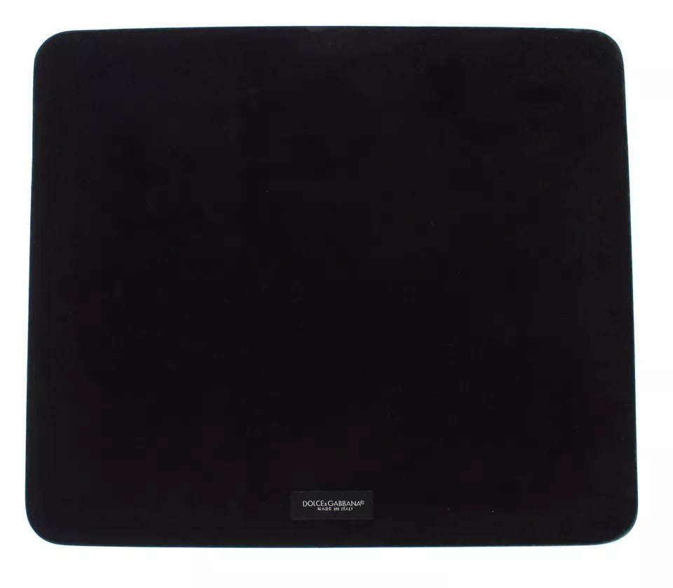 Tapis de souris en cuir vert Dolce &amp; Gabbana