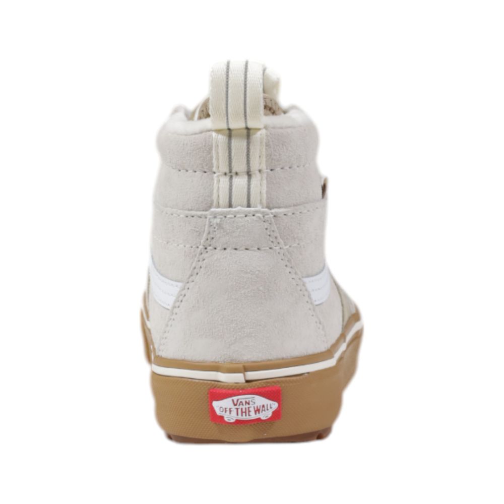 Baskets en cuir beige Vans