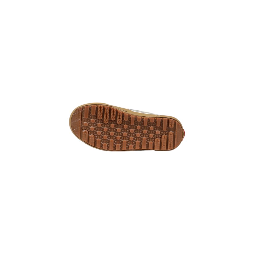 Baskets en cuir beige Vans