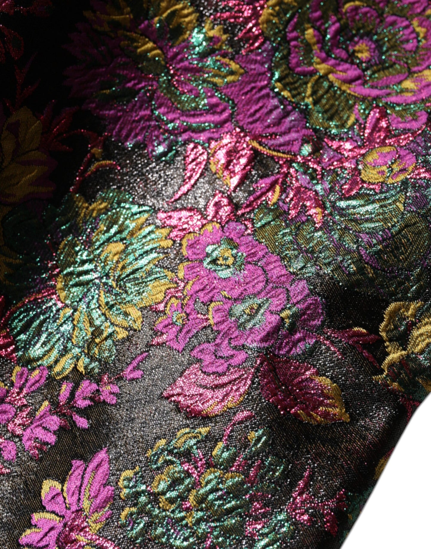 Veste courte en jacquard floral multicolore Dolce &amp; Gabbana