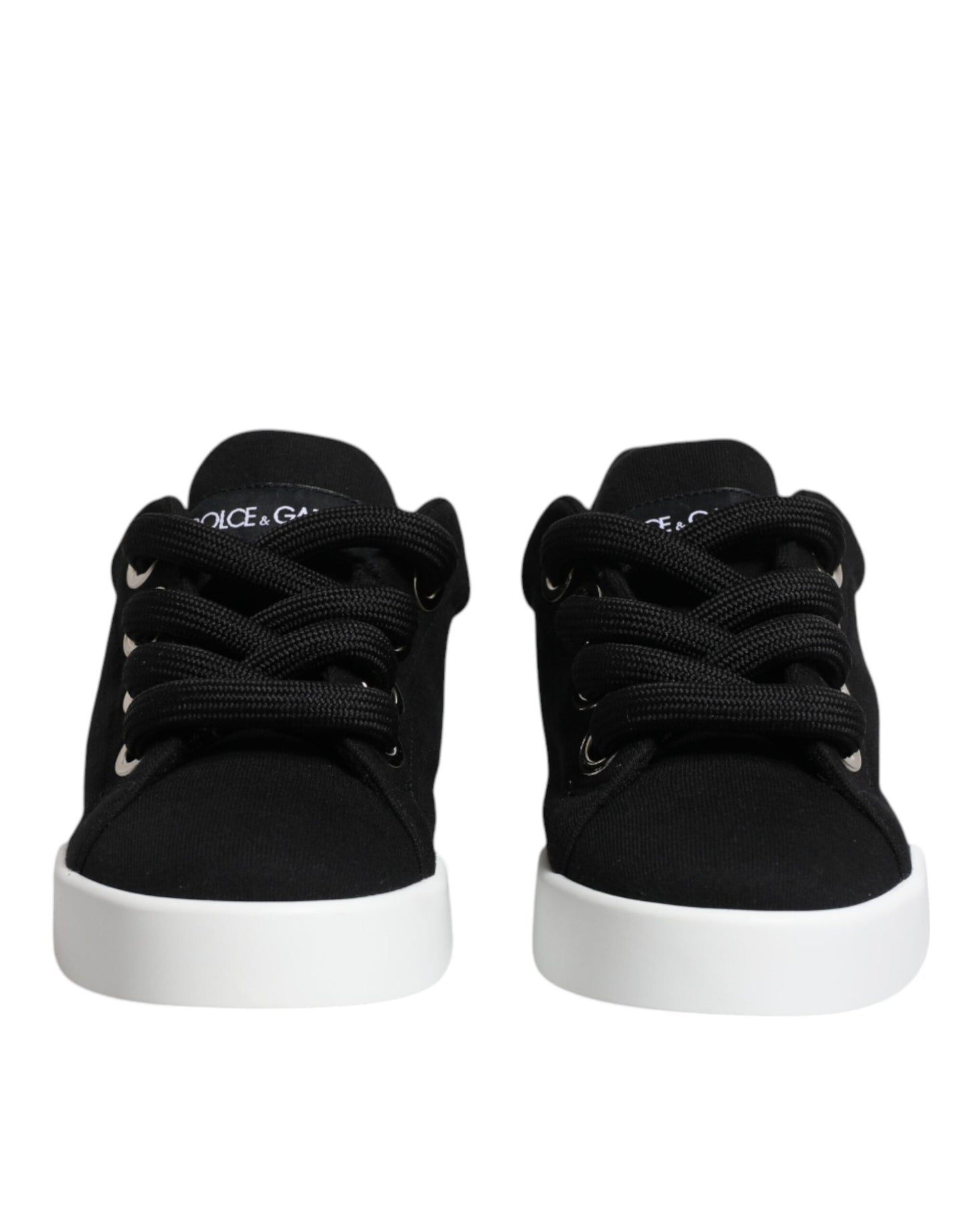 Baskets basses noires Dolce &amp; Gabbana Portofino