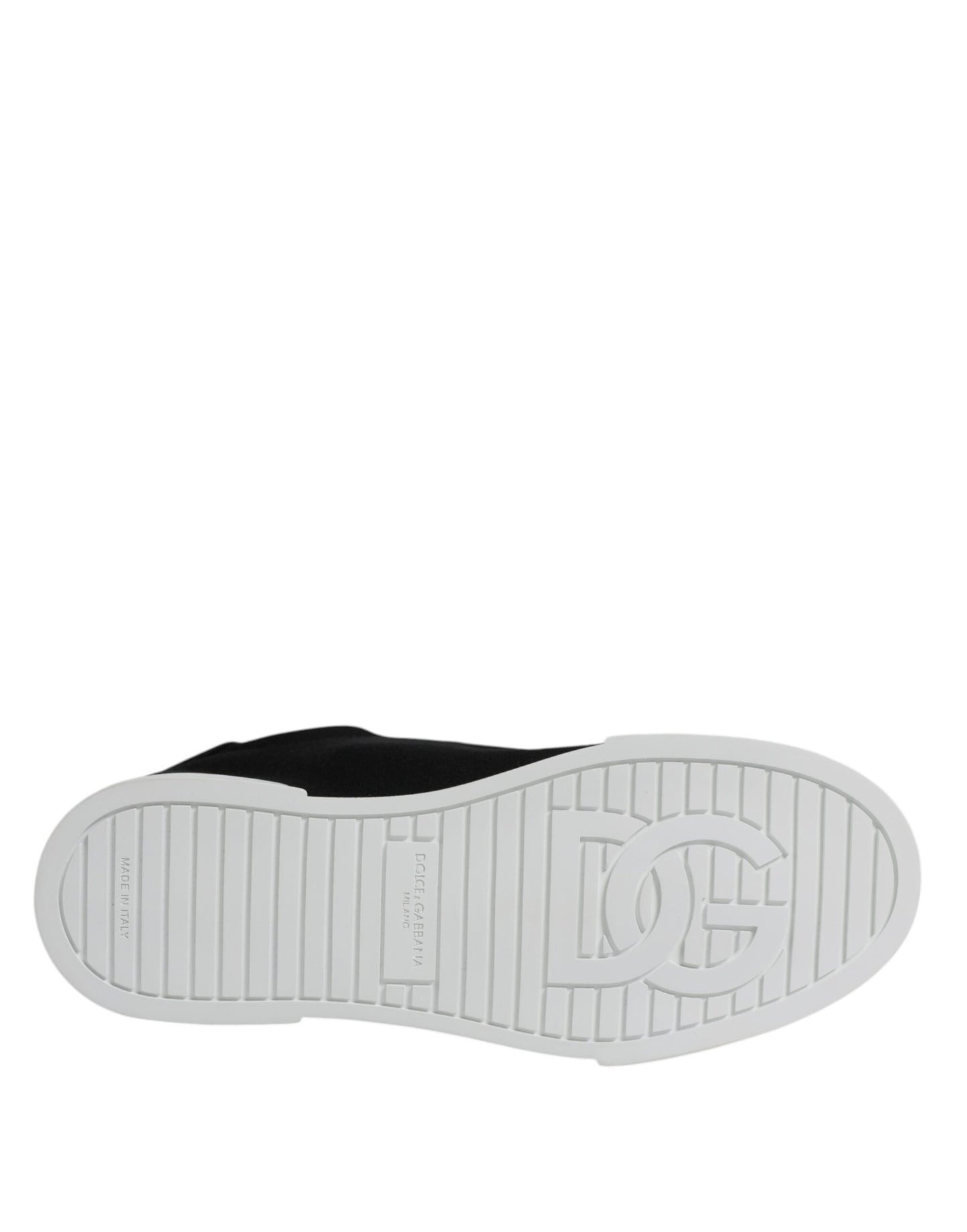 Baskets basses noires Dolce &amp; Gabbana Portofino