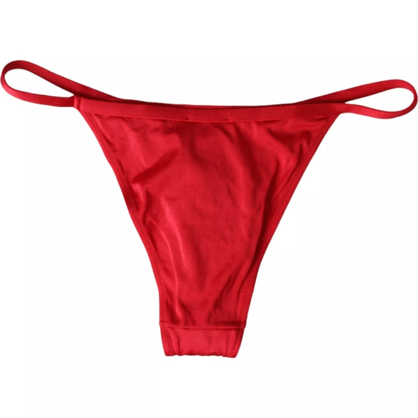 Bas de bikini Dolce &amp; Gabbana en nylon extensible rouge