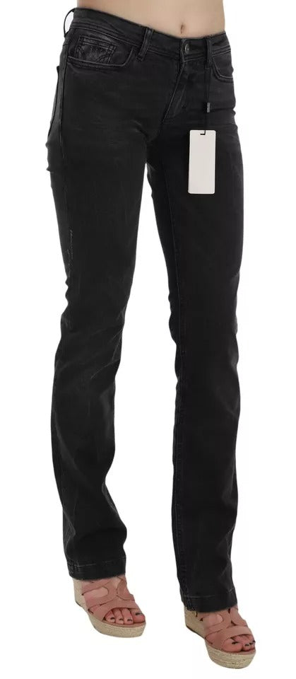 Jean slim noir en coton Dolce &amp; Gabbana Pantalon D&amp;G