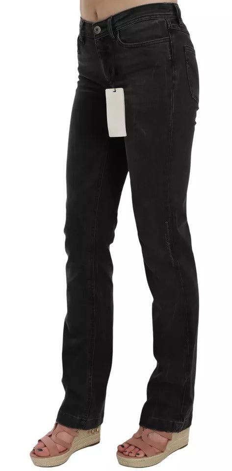Jean slim noir en coton Dolce &amp; Gabbana Pantalon D&amp;G