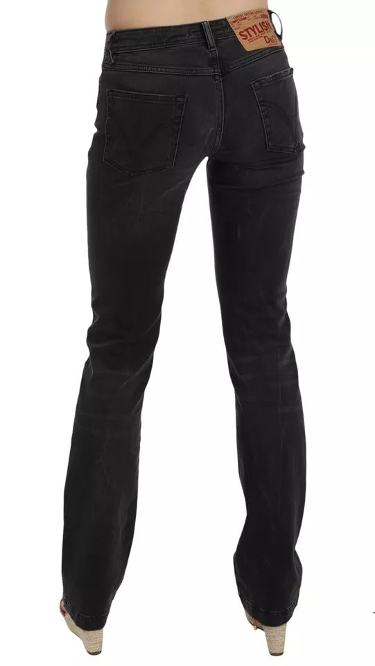Jean slim noir en coton Dolce &amp; Gabbana Pantalon D&amp;G