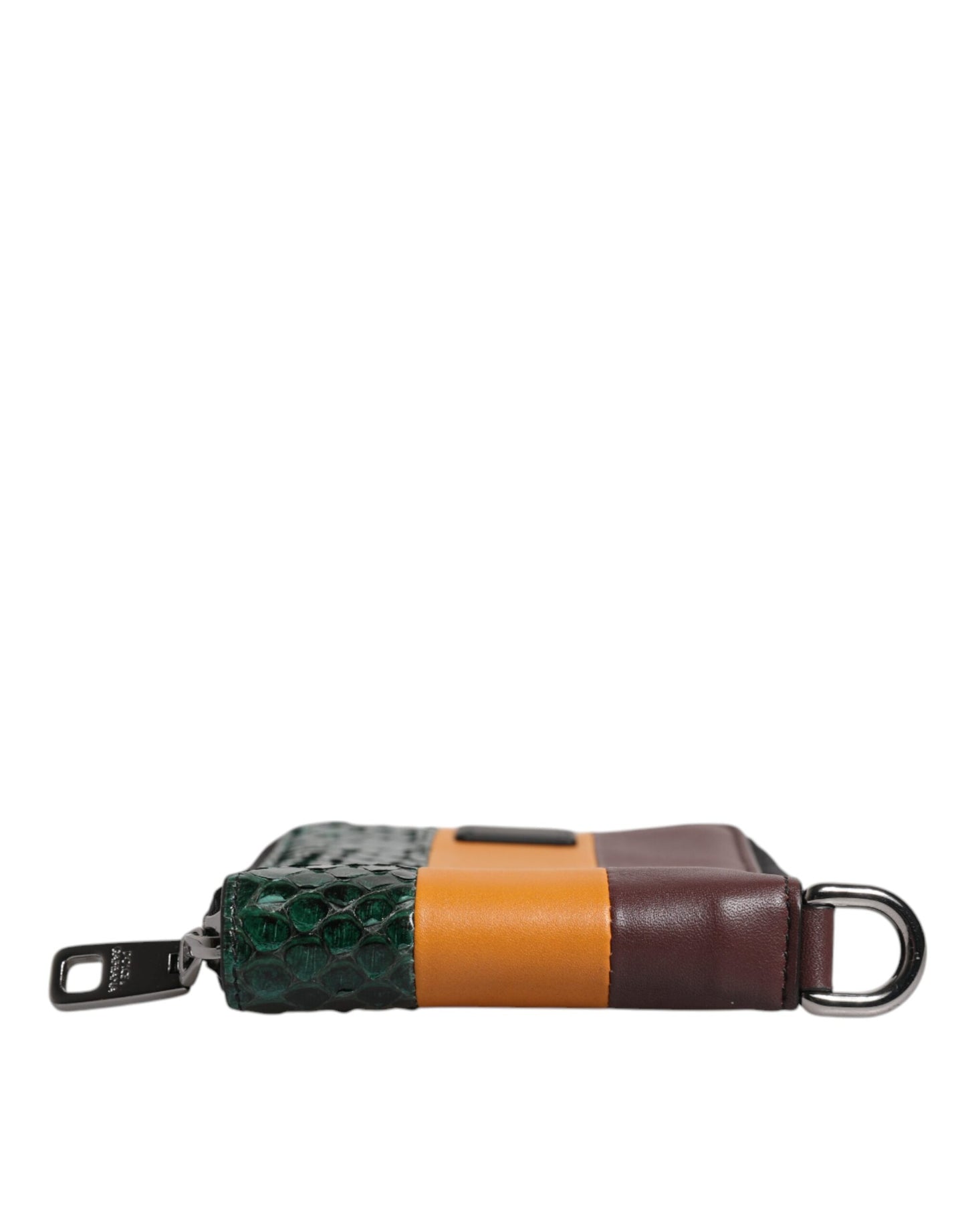 Dolce &amp; Gabbana – Mehrfarbige DG-Kartenetui-Geldbörse aus exotischem Leder