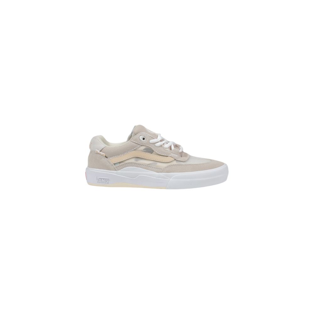 Baskets en cuir suédé beige Vans