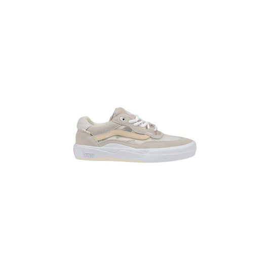 Baskets en cuir suédé beige Vans