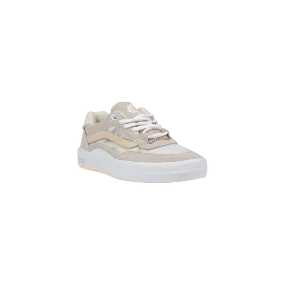 Baskets en cuir suédé beige Vans