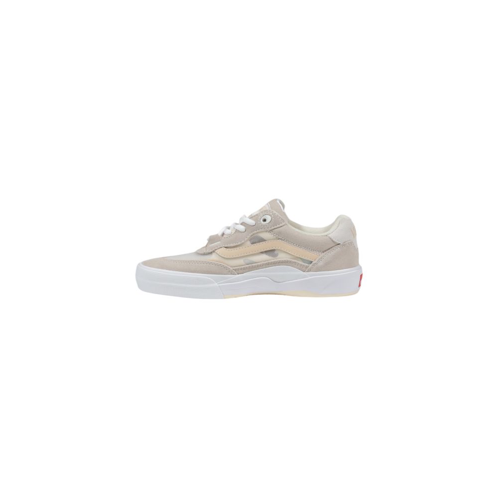 Baskets en cuir suédé beige Vans