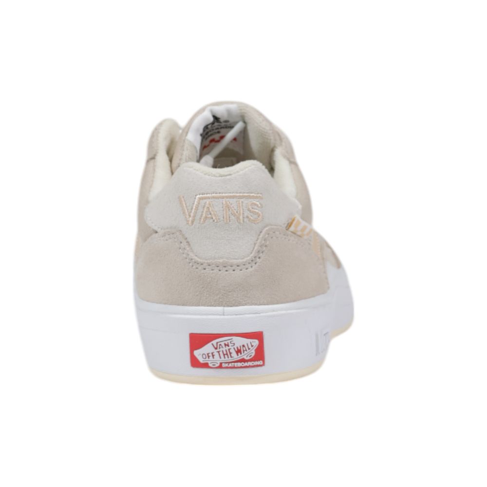 Baskets en cuir suédé beige Vans