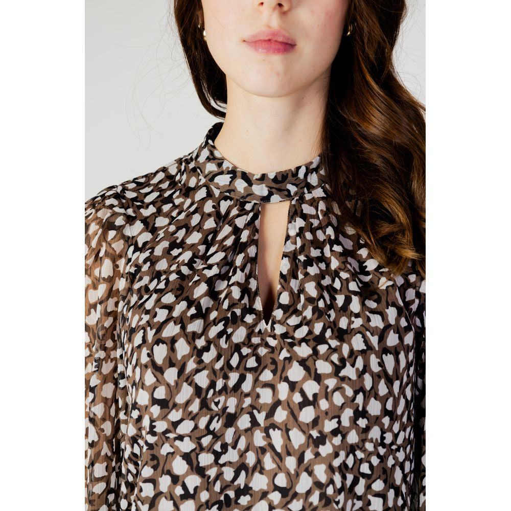 Chemisier noir en polyester recyclé Vila Clothes