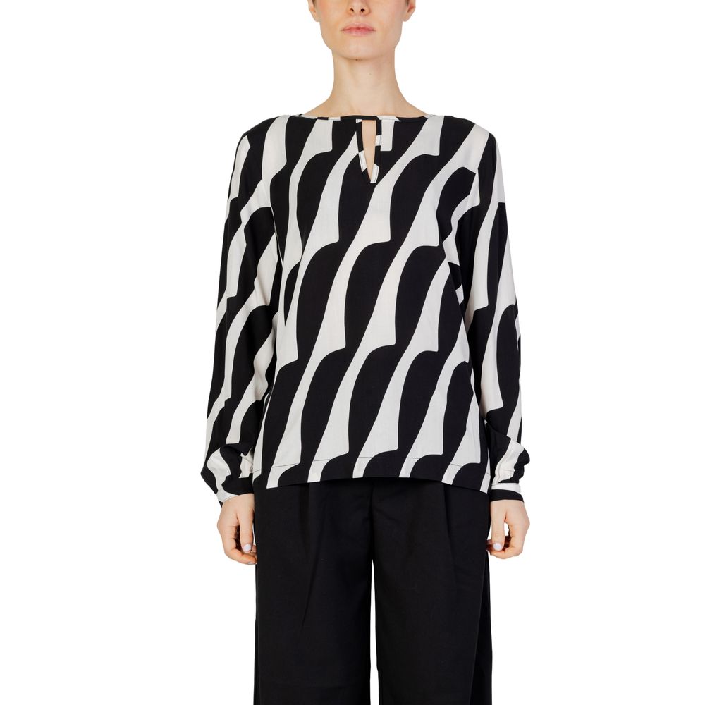 Chemisier en viscose noir Street One