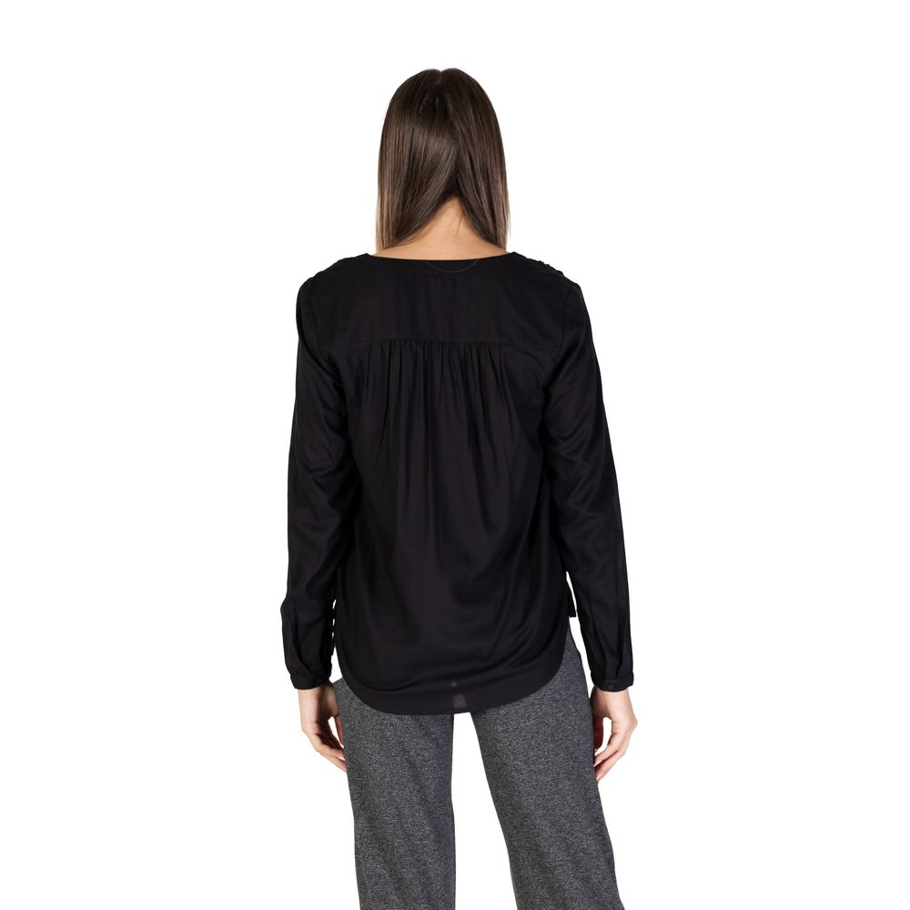 Chemisier en viscose noir Street One