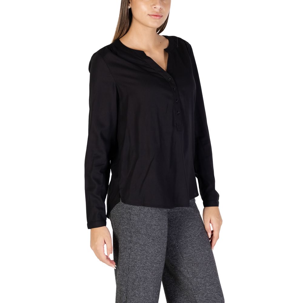 Chemisier en viscose noir Street One