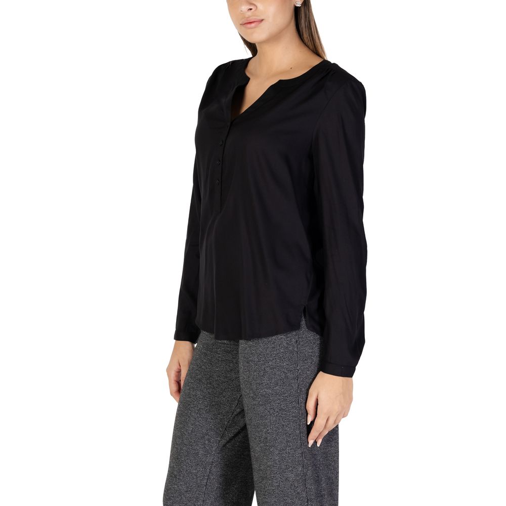 Chemisier en viscose noir Street One