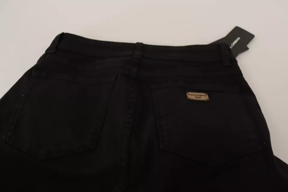 Jean skinny en coton stretch noir Dolce &amp; Gabbana