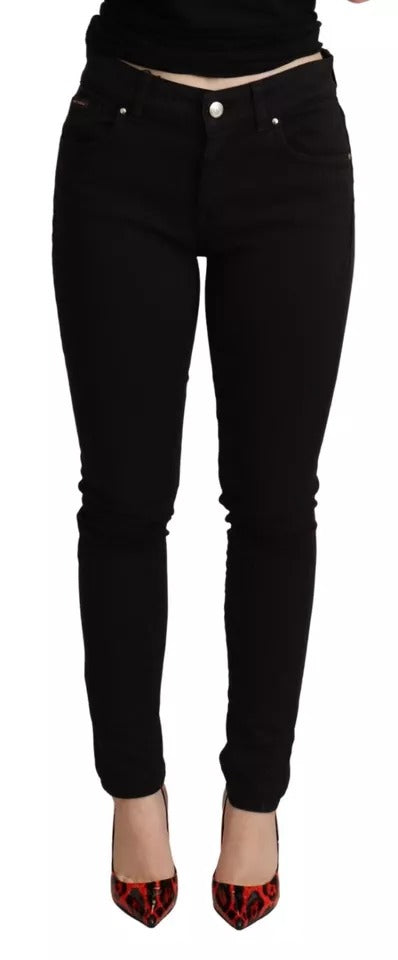 Jean skinny en coton stretch noir Dolce &amp; Gabbana