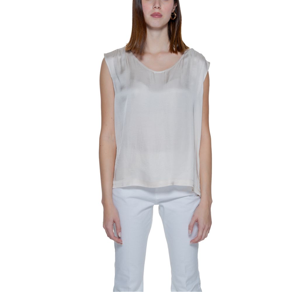 Chemisier en viscose crème Street One