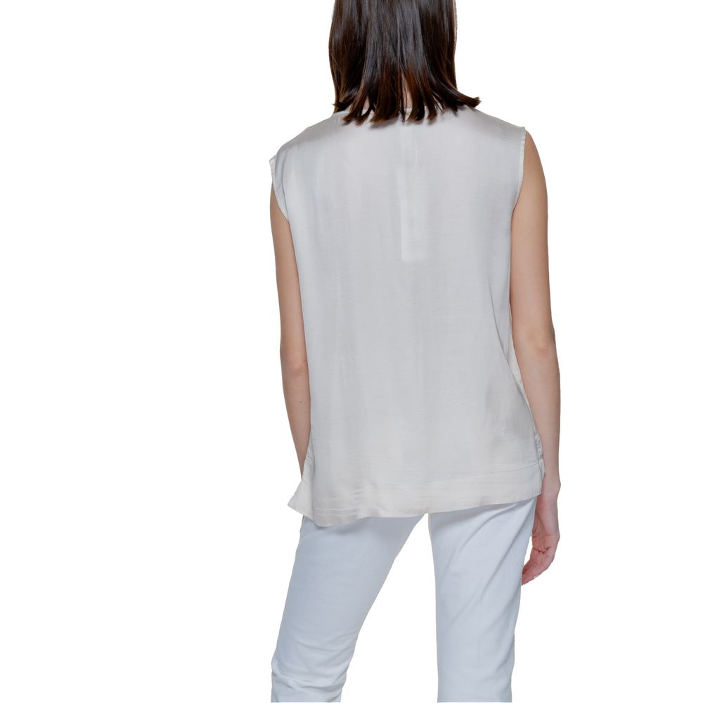 Chemisier en viscose crème Street One
