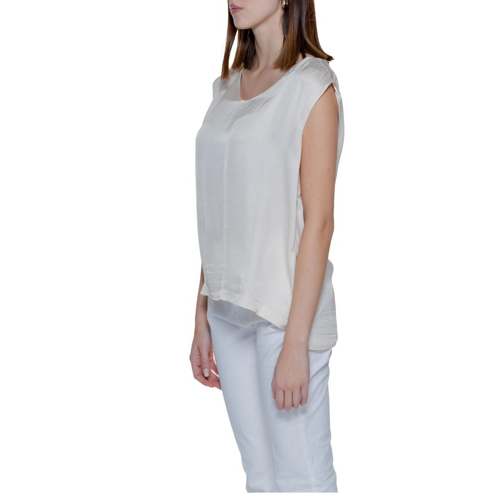 Chemisier en viscose crème Street One