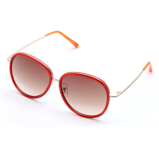 Lunettes de soleil Lancaster en métal rouge