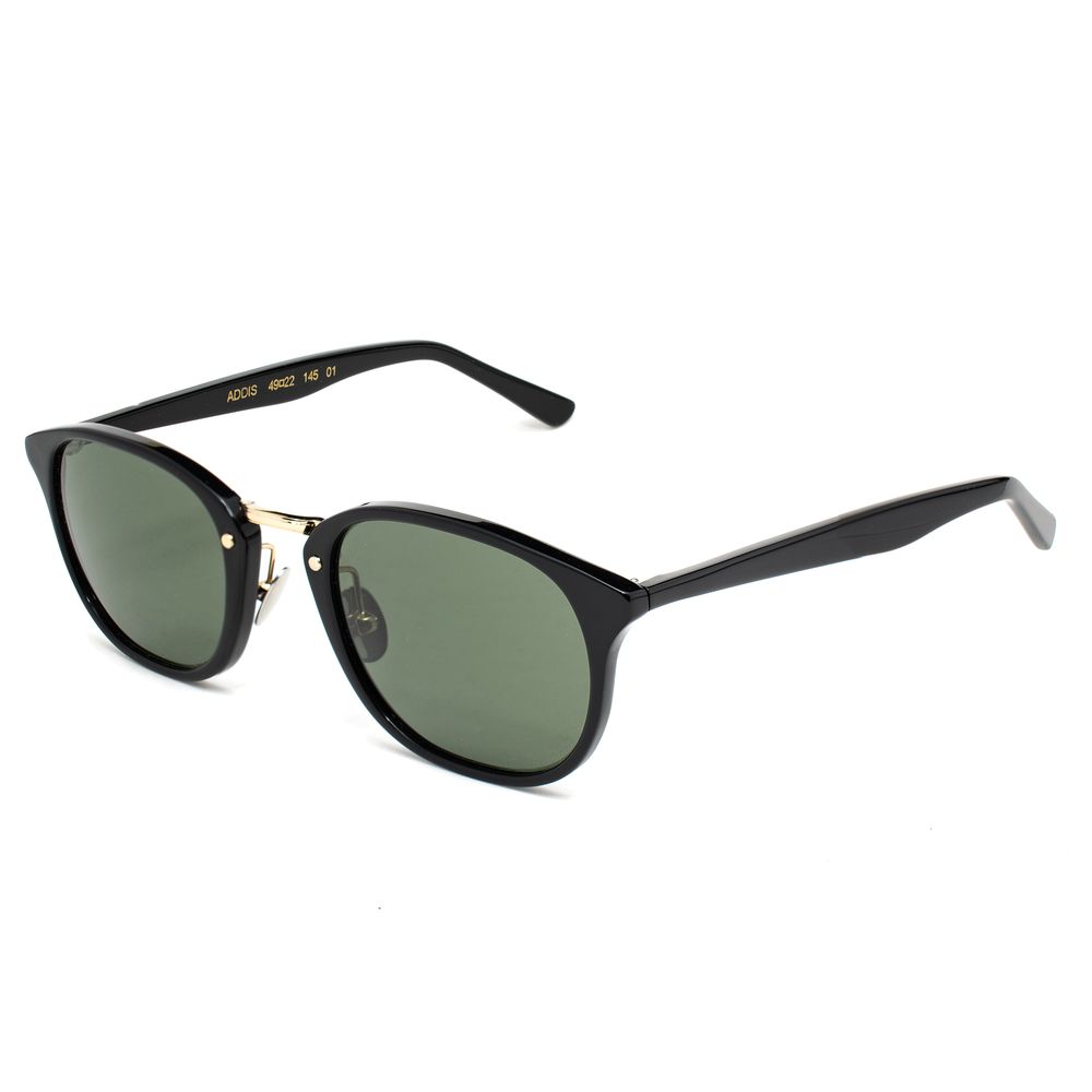 Lunettes de soleil en acétate noir LGR