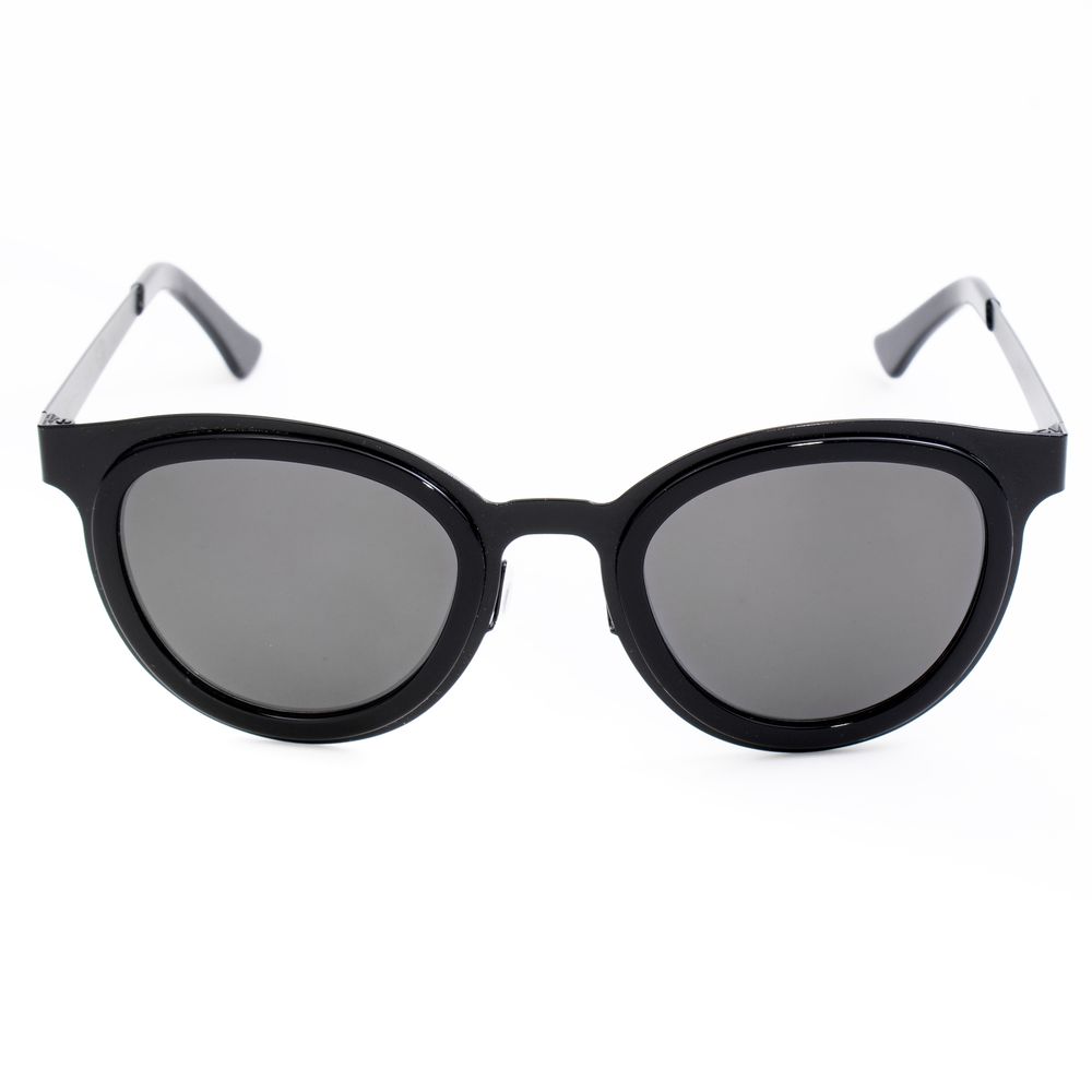 Lunettes de soleil LGR en acier inoxydable noir