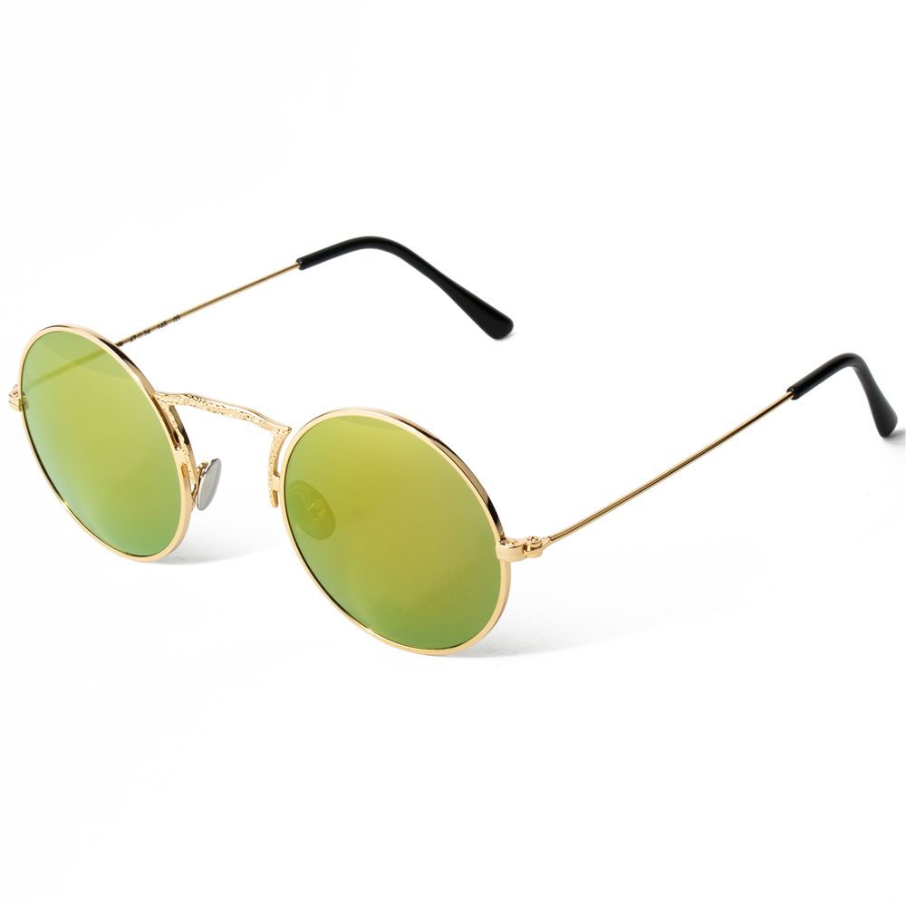 Lunettes de soleil en métal doré LGR