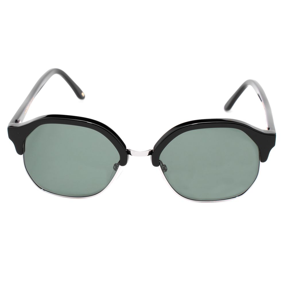 Lunettes de soleil en acétate noir LGR