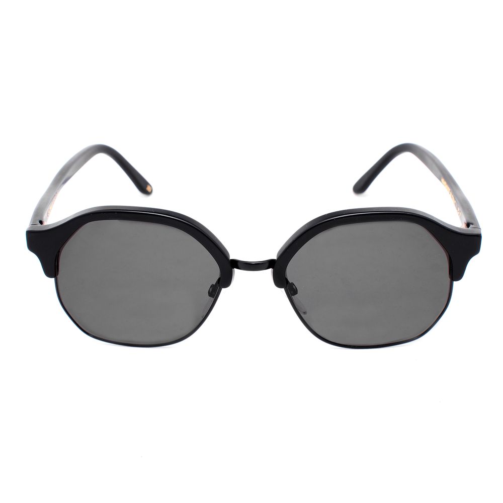 Lunettes de soleil en acétate noir LGR