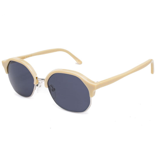 Lunettes de soleil en acétate blanc LGR