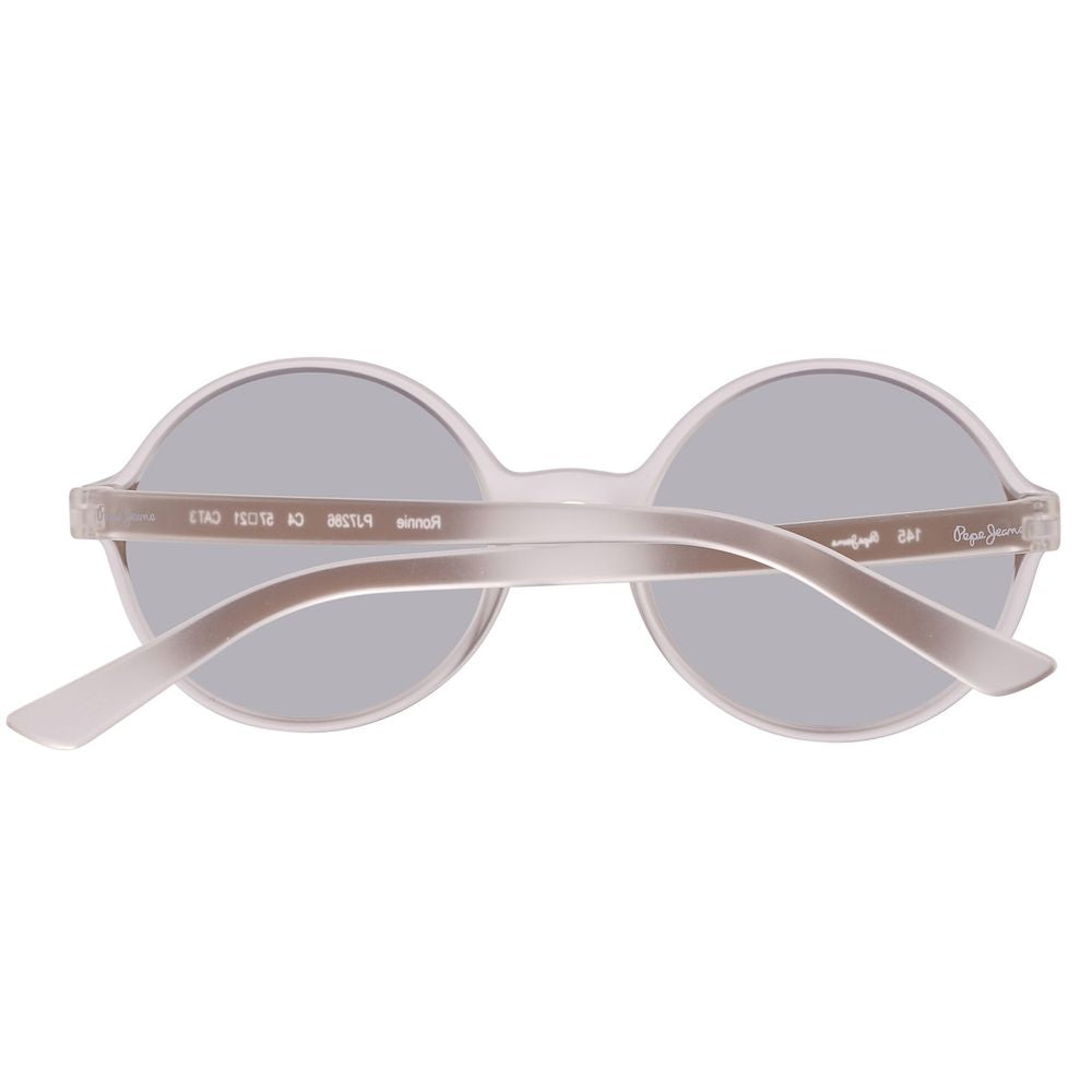 Lunettes de soleil en plastique transparent Pepe Jeans