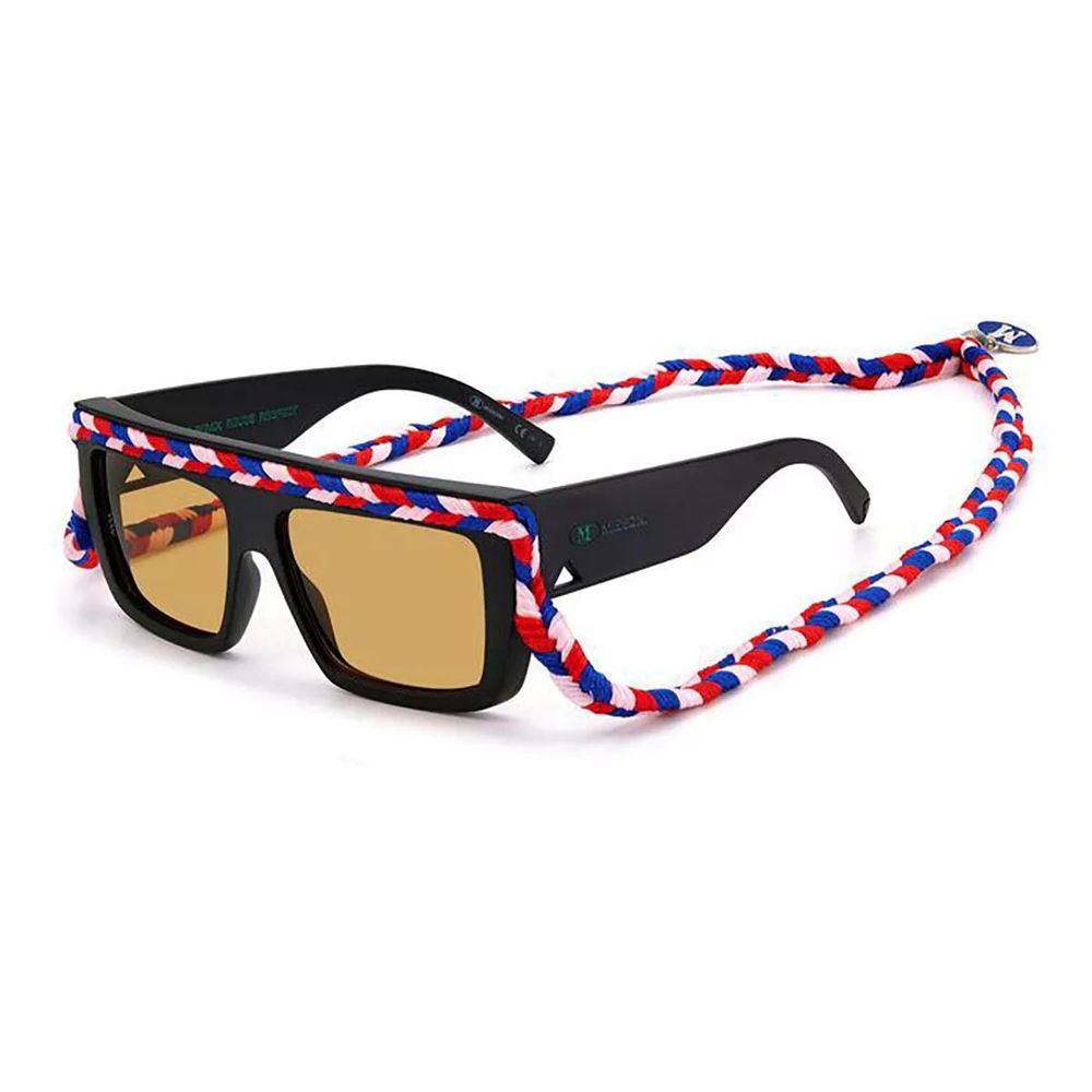 Lunettes de soleil en résine noire M Missoni
